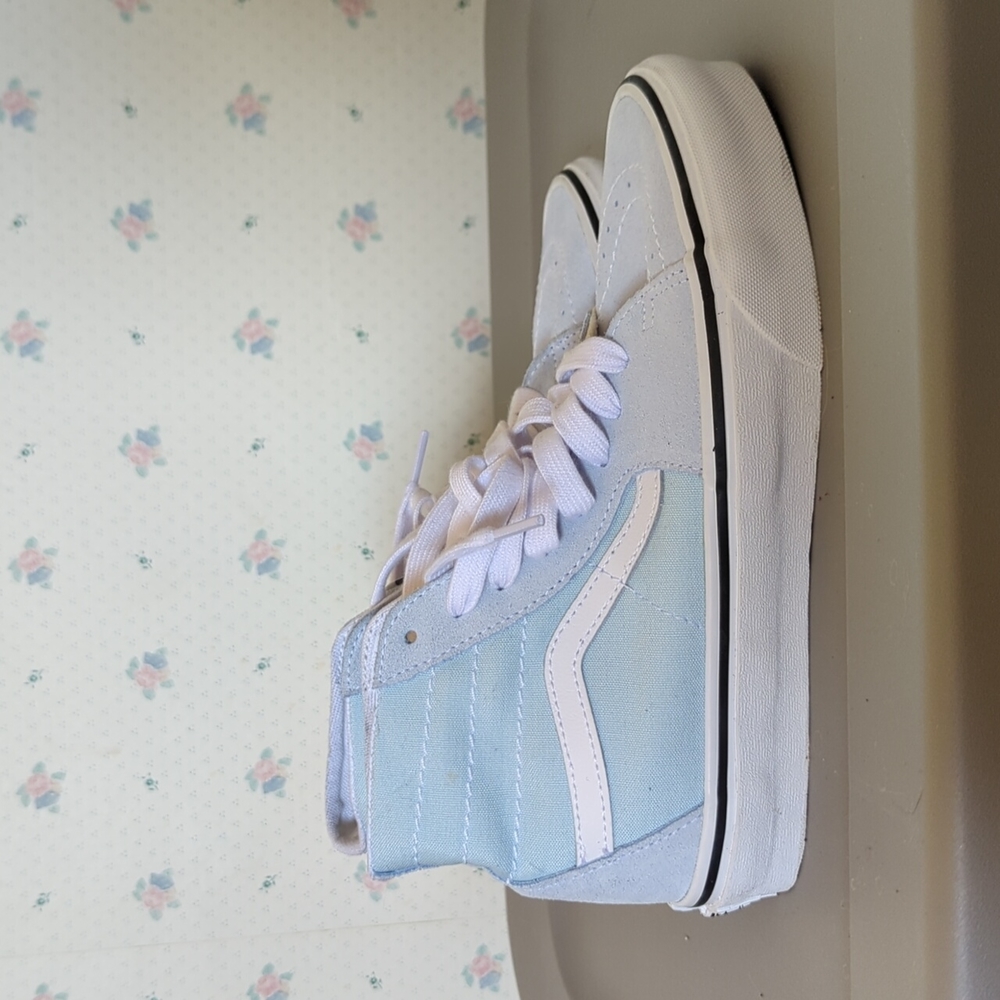 Vans 🛹 Sk8-Hi 😶‍🌫️ Tapered 🐦 Baby Blue Shoes